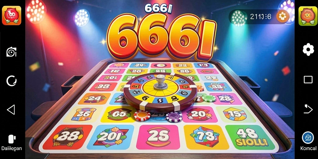 Tampilan gameplay Bingo yang seru di 666I.