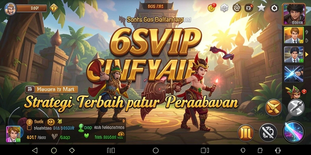 Screenshot momen intens saat membangun kota dalam 6SVIP.
