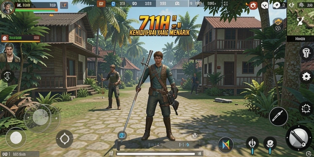 Tampilan gameplay <strong>71H</strong> yang menarik dan penuh warna.