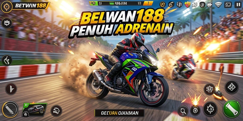 Gameplay seru dari balapan motor dalam BETWIN188.