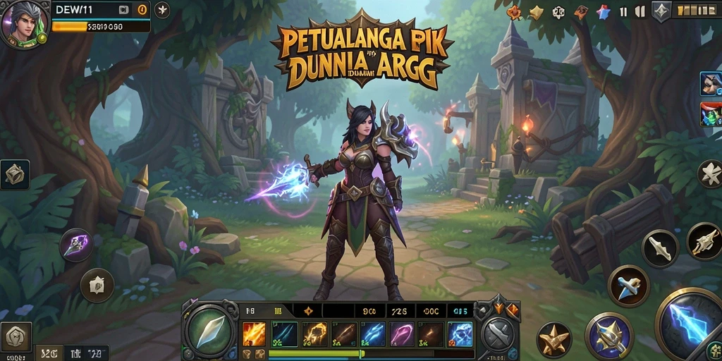 Tangkapan layar gameplay <strong>DEWI11</strong> yang penuh aksi dan petualangan.