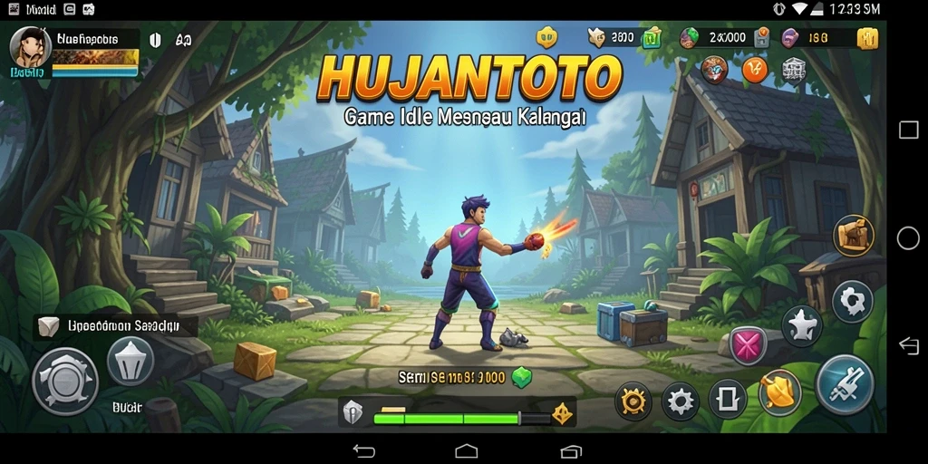 Tampilan gameplay HUJANTOTO yang menarik dan menghibur.