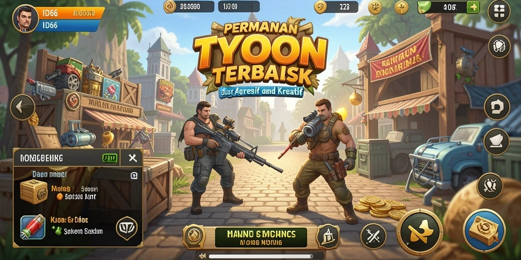 Gameplay <strong>ID66</strong> yang menarik dengan berbagai pilihan manajemen bisnis Tycoon.