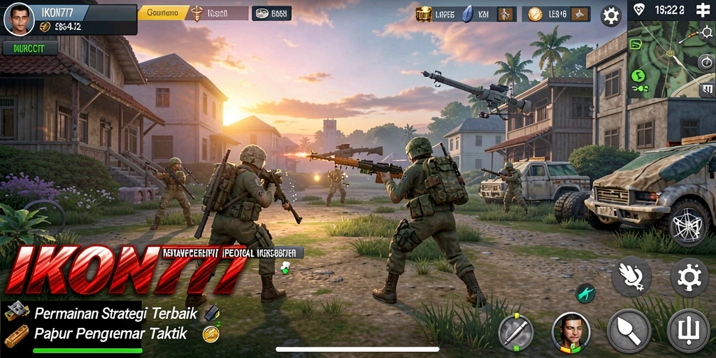 Tampilan gameplay penuh strategi di IKON777 yang menantang.