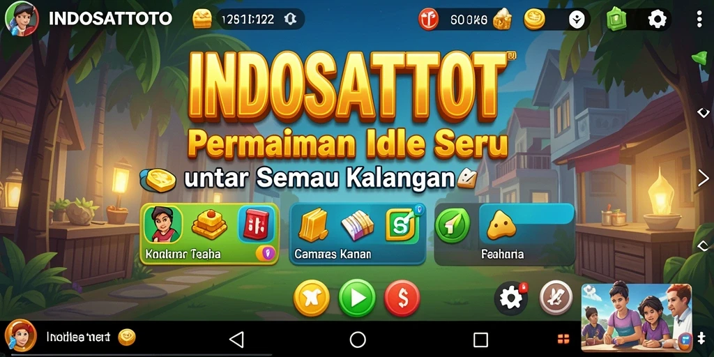 Screenshot utama INDOSATTOTO menampilkan gameplay yang menarik dan seru.