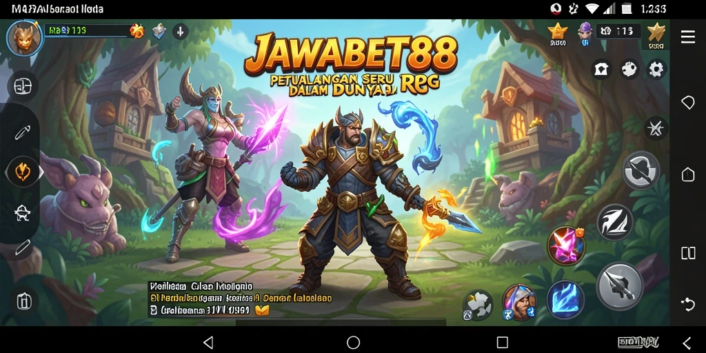 Tampilan gameplay RPG JAWABET88 yang menarik dan mendalam.