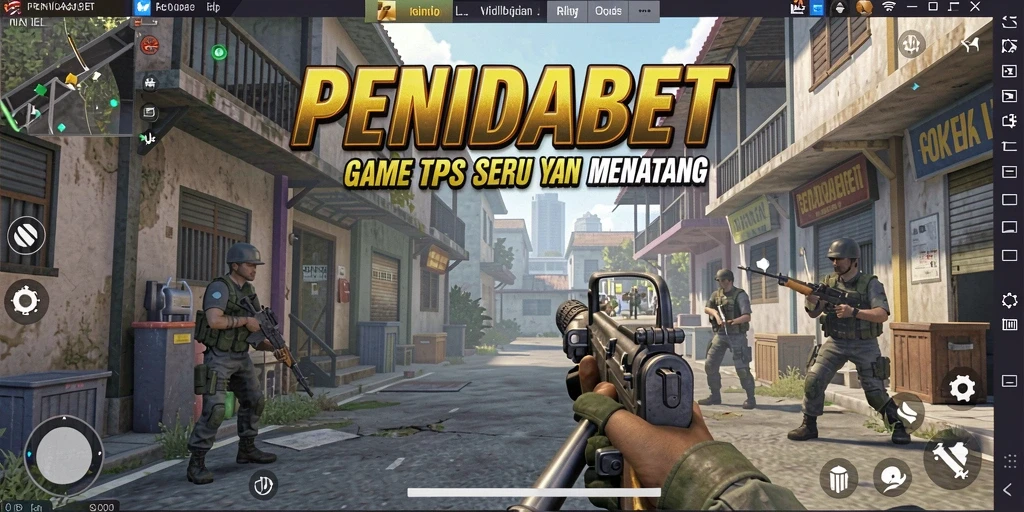 Tampilan gameplay seru di PENIDABET, menunjukkan aksi mendebarkan dalam perang tim.