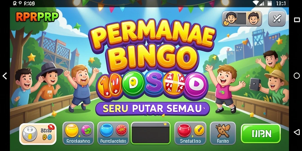 Screenshot RPRPRP menunjukkan gameplay Bingo yang mendebarkan.