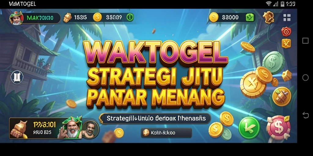 Tampilan gameplay WAKTOGEL yang seru dan menantang.