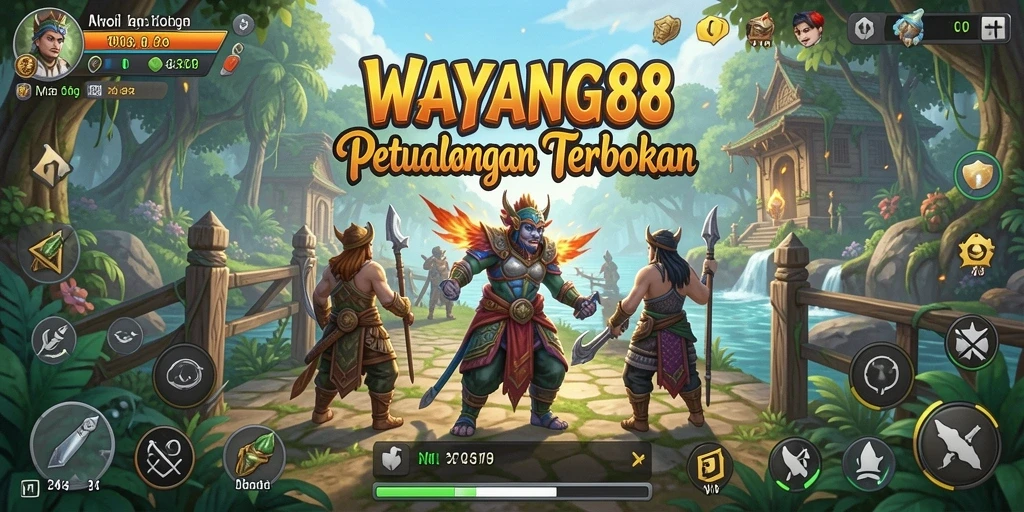Screenshot menampilkan petualangan seru di dunia terbuka WAYANG88.