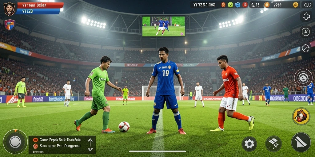 Tampilan gameplay seru dari YY123 yang penuh aksi.